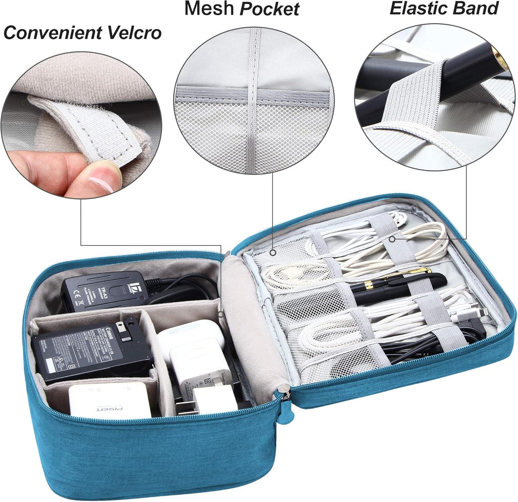Electronics Organizer Travel Cable Organizer Bag for Electronics Accessories