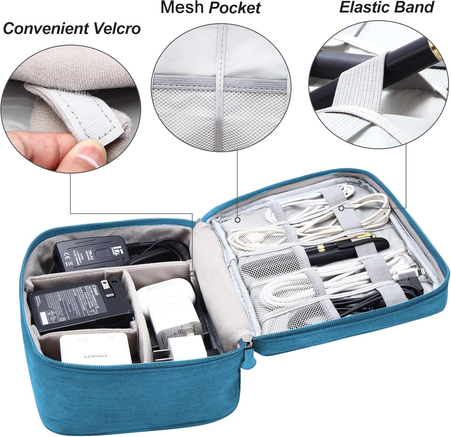 Electronics Organizer Travel Cable Organizer Bag for Electronics Accessories