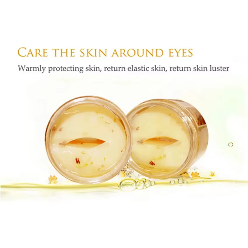 BIOAQUA 80 Pcs/ Bottle Gold Collagen Gel Osmanthus Eye Mask Women Whey Protein Face Care Sleep Patches Health Mascaras
