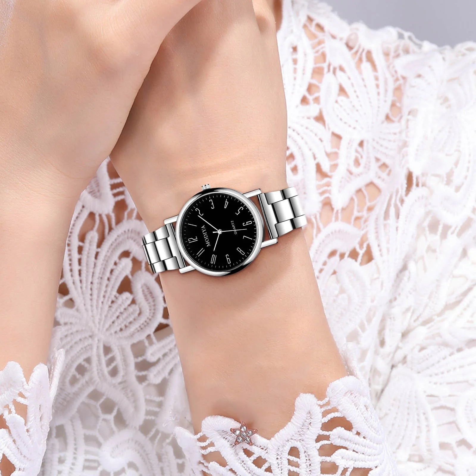 Men'S Fashion Stainless Steel Watches Casual Mens Womens Watches Gifts for He Her Valentine'S Day Gift