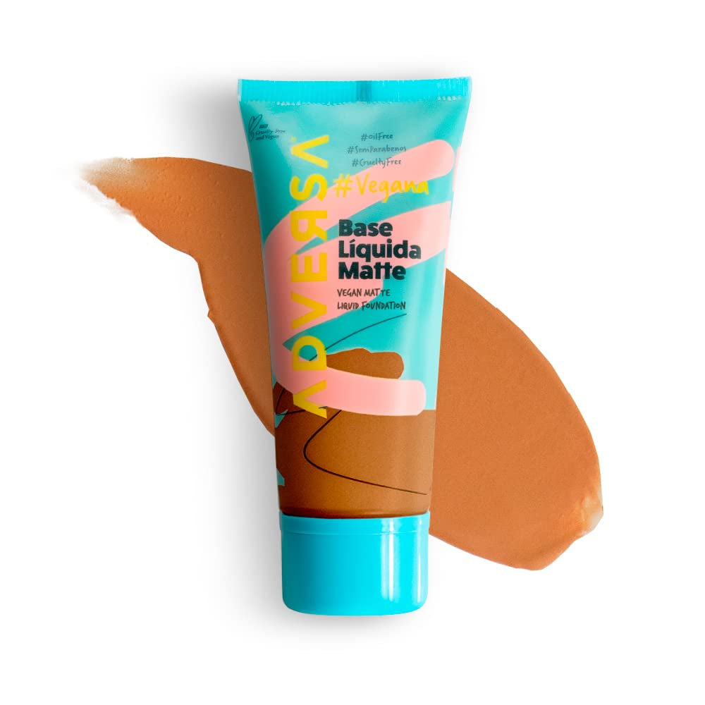  Vegan Matte Liquid Foundation - Face Makeup, Full Coverage Foundation Makeup, 