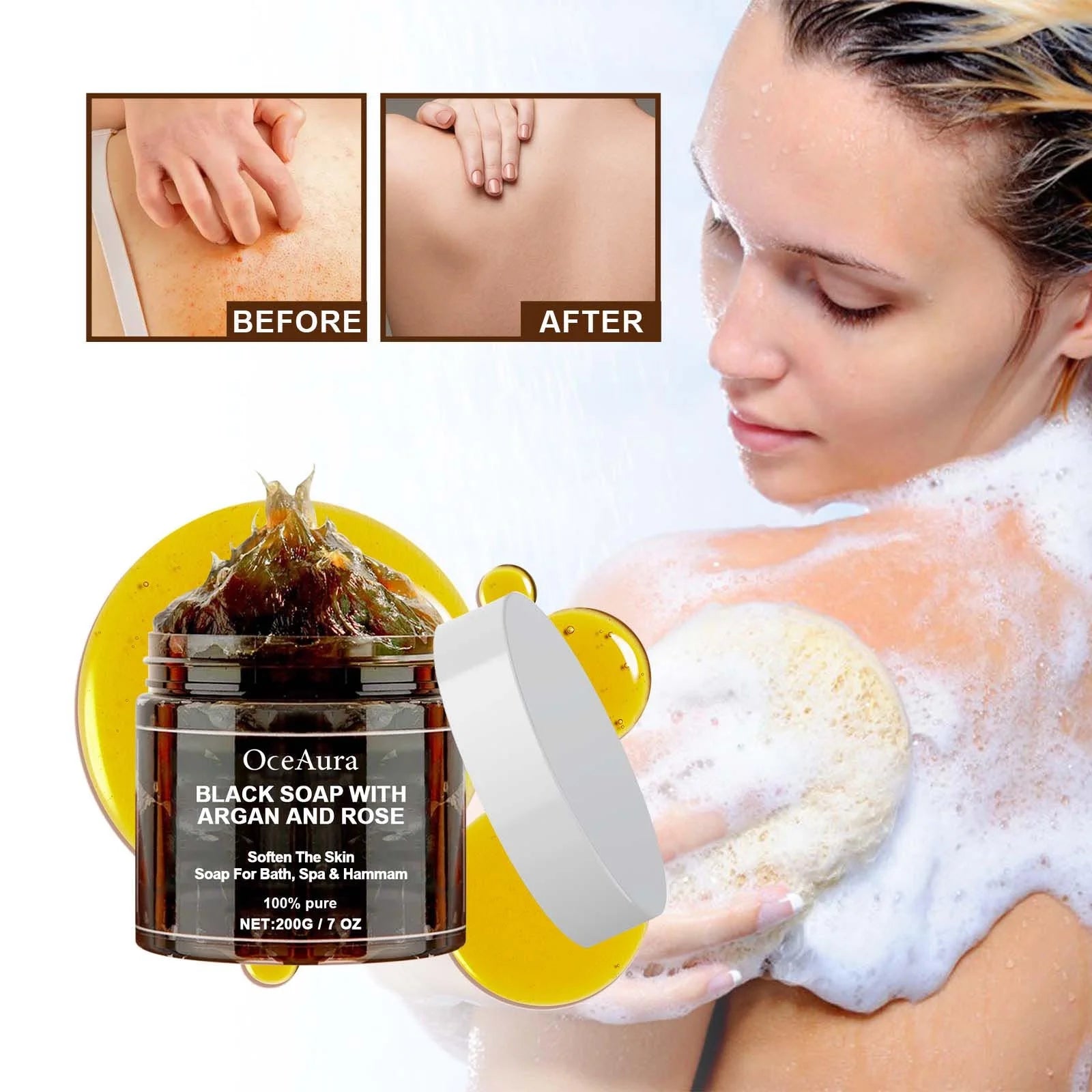 Morocco Soap Moroccan Black Soap Morocco Body Scrub Black