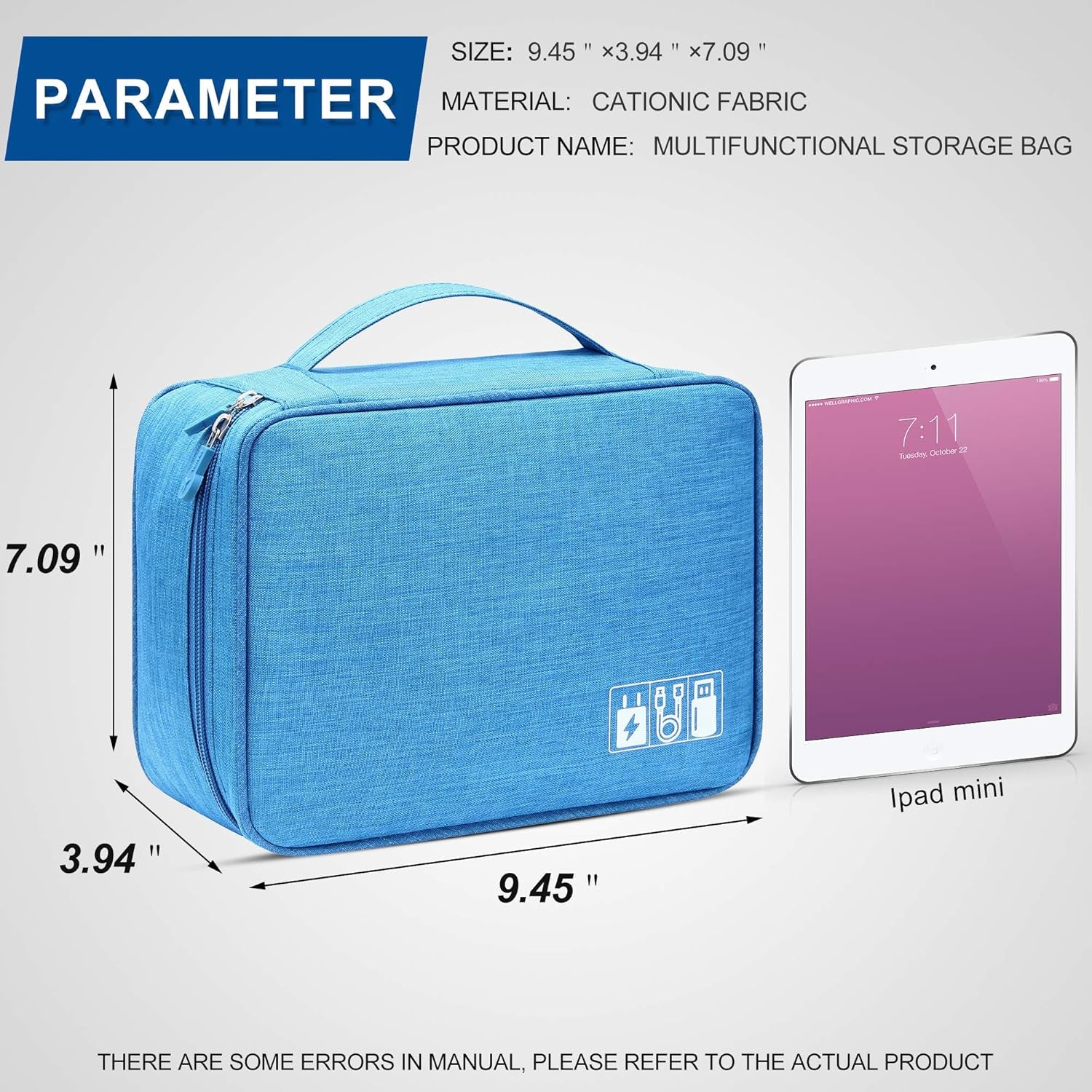 Electronics Organizer Travel Cable Organizer Bag for Electronics Accessories