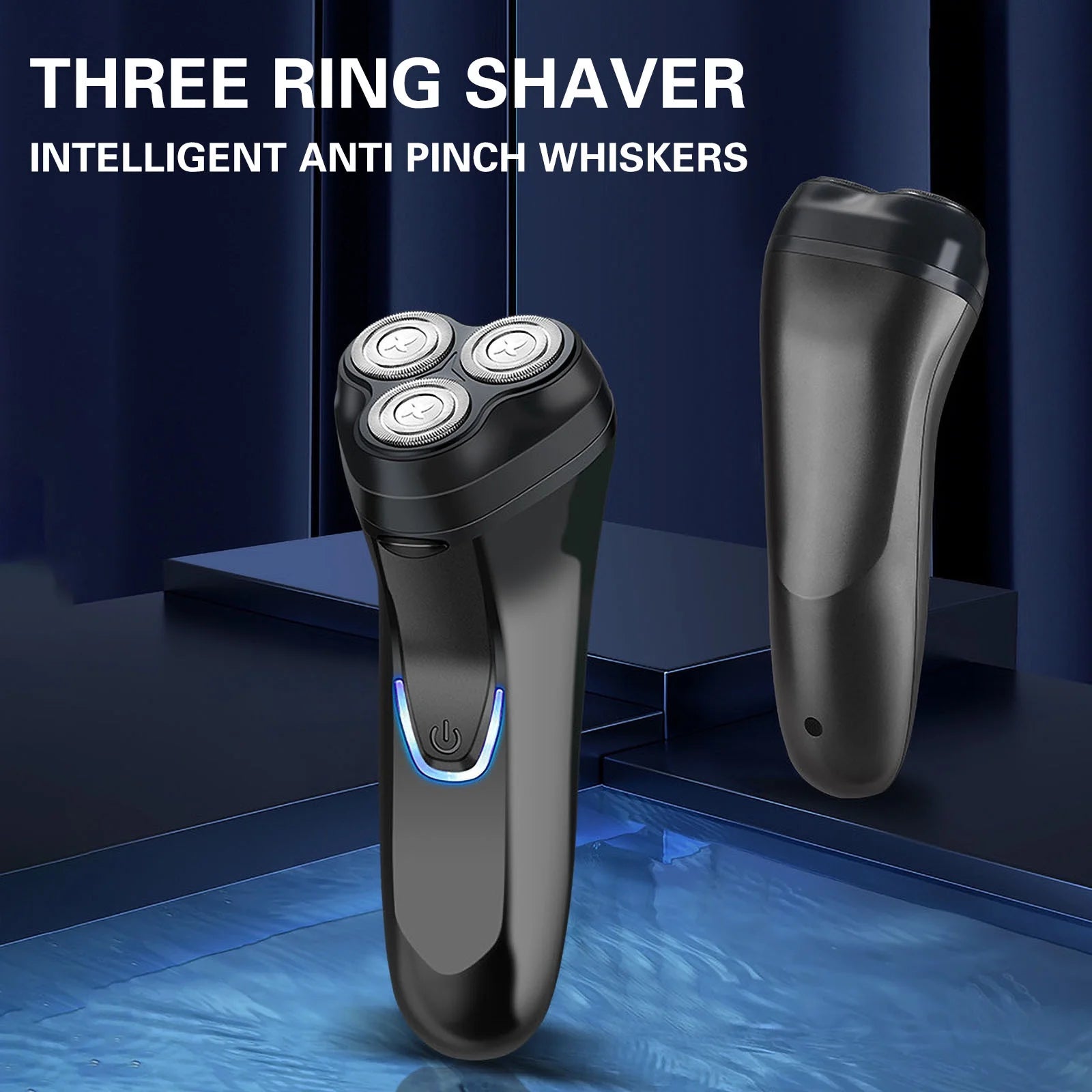 Electric Shaver Rechargeable Three-Head Shaver Men'S Beard, Beauty & Personal Care