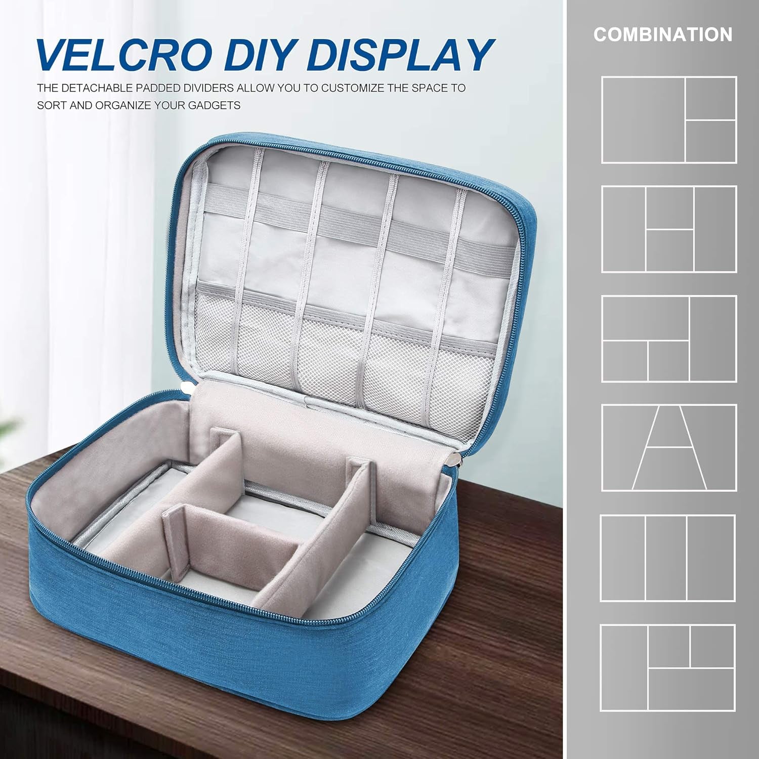 Electronics Organizer Travel Cable Organizer Bag for Electronics Accessories