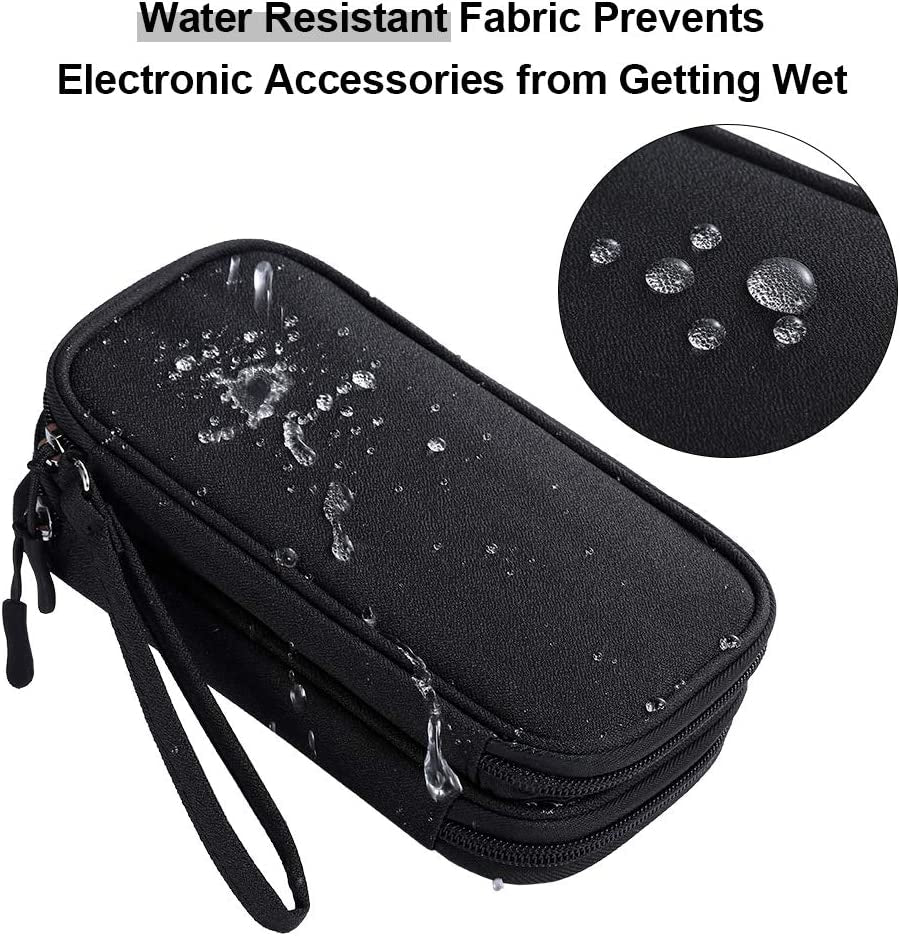 Electronics Travel Organizer, Tech Accessories Pouch Bag for Cables/Charger 