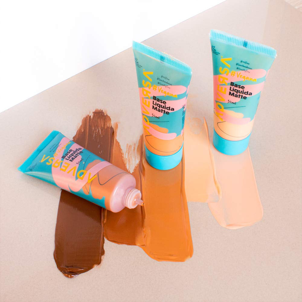  Vegan Matte Liquid Foundation - Face Makeup, Full Coverage Foundation Makeup, 