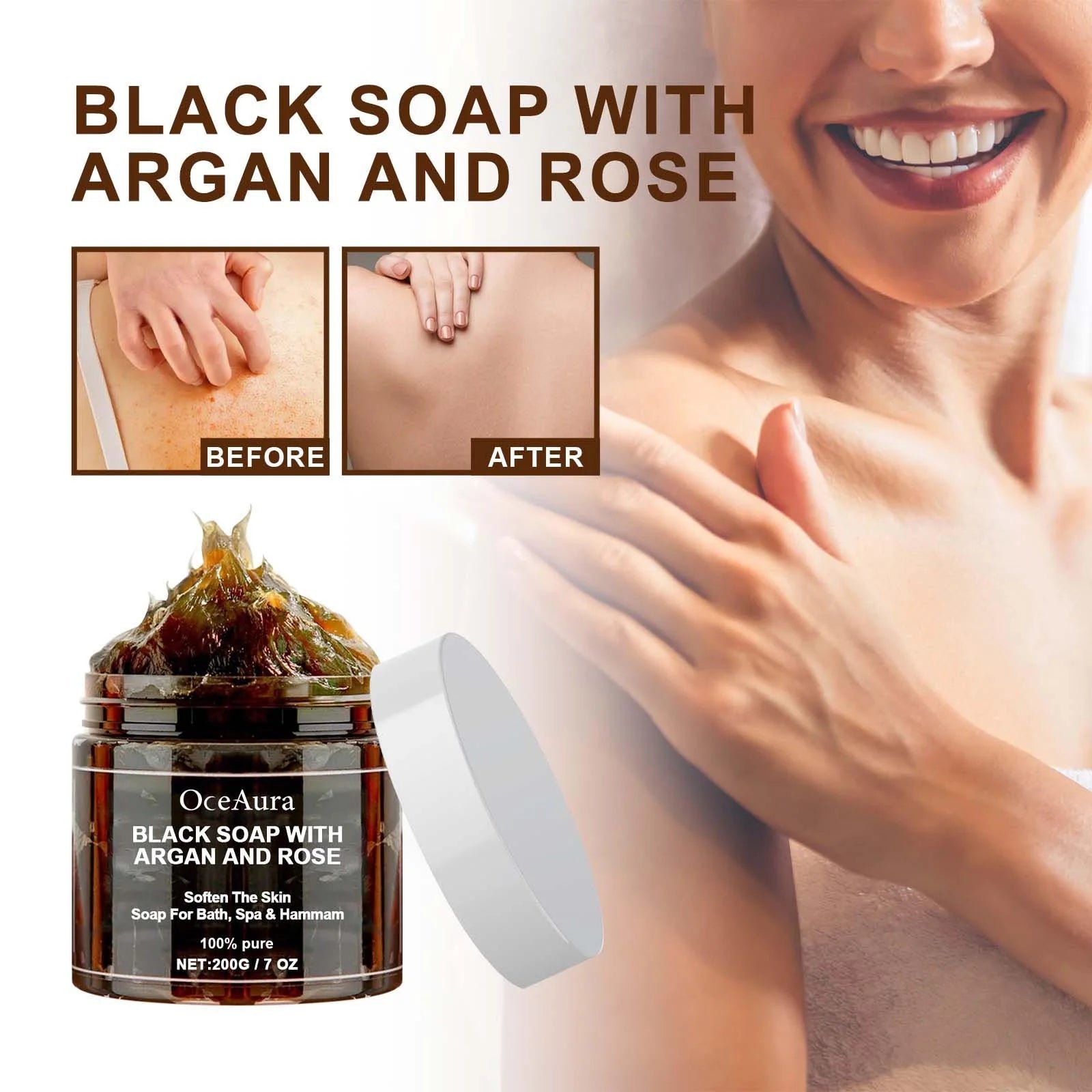 Morocco Soap Moroccan Black Soap Morocco Body Scrub Black