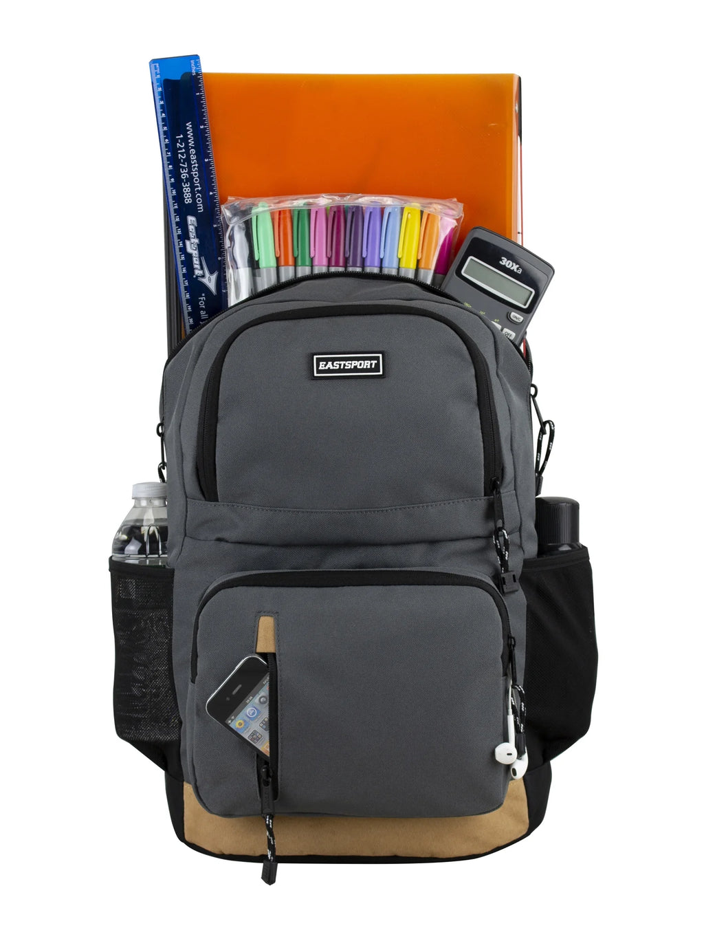 Core Scholastic Unisex Backpack Charcoal